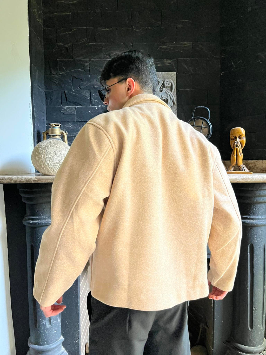 WOOL JACKET - BEIGE