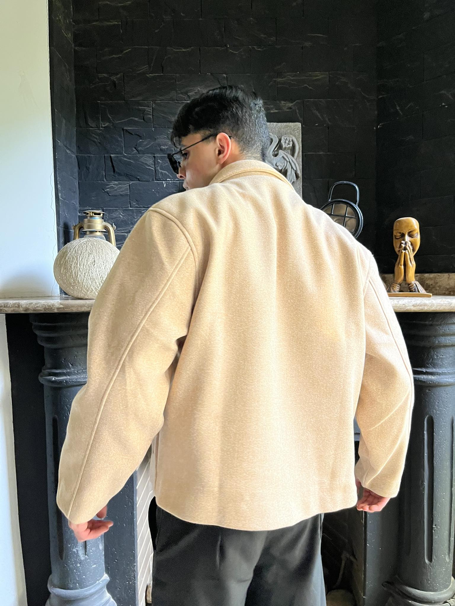 WOOL JACKET - BEIGE