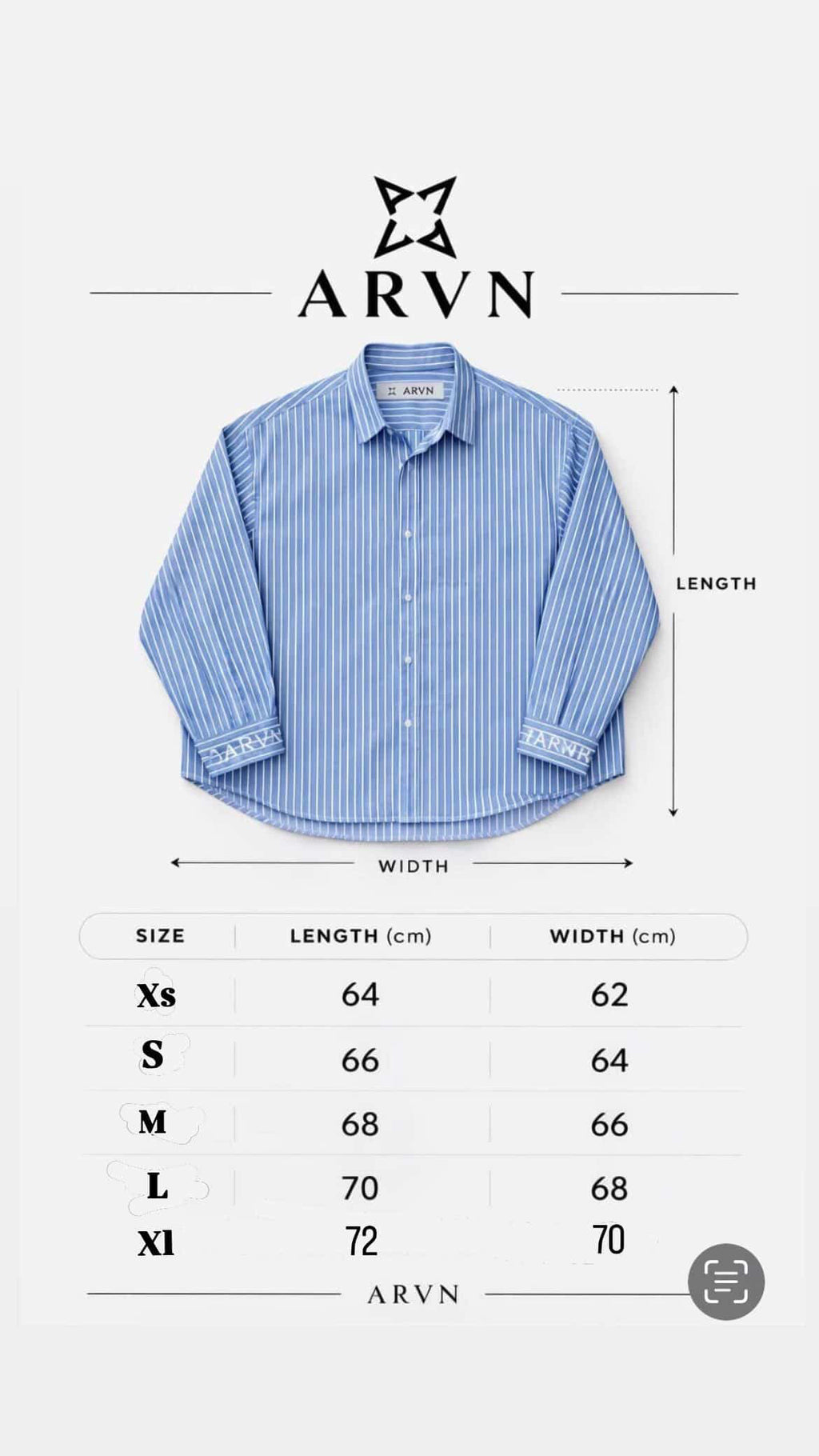 ARVN STRIPED SHIRT