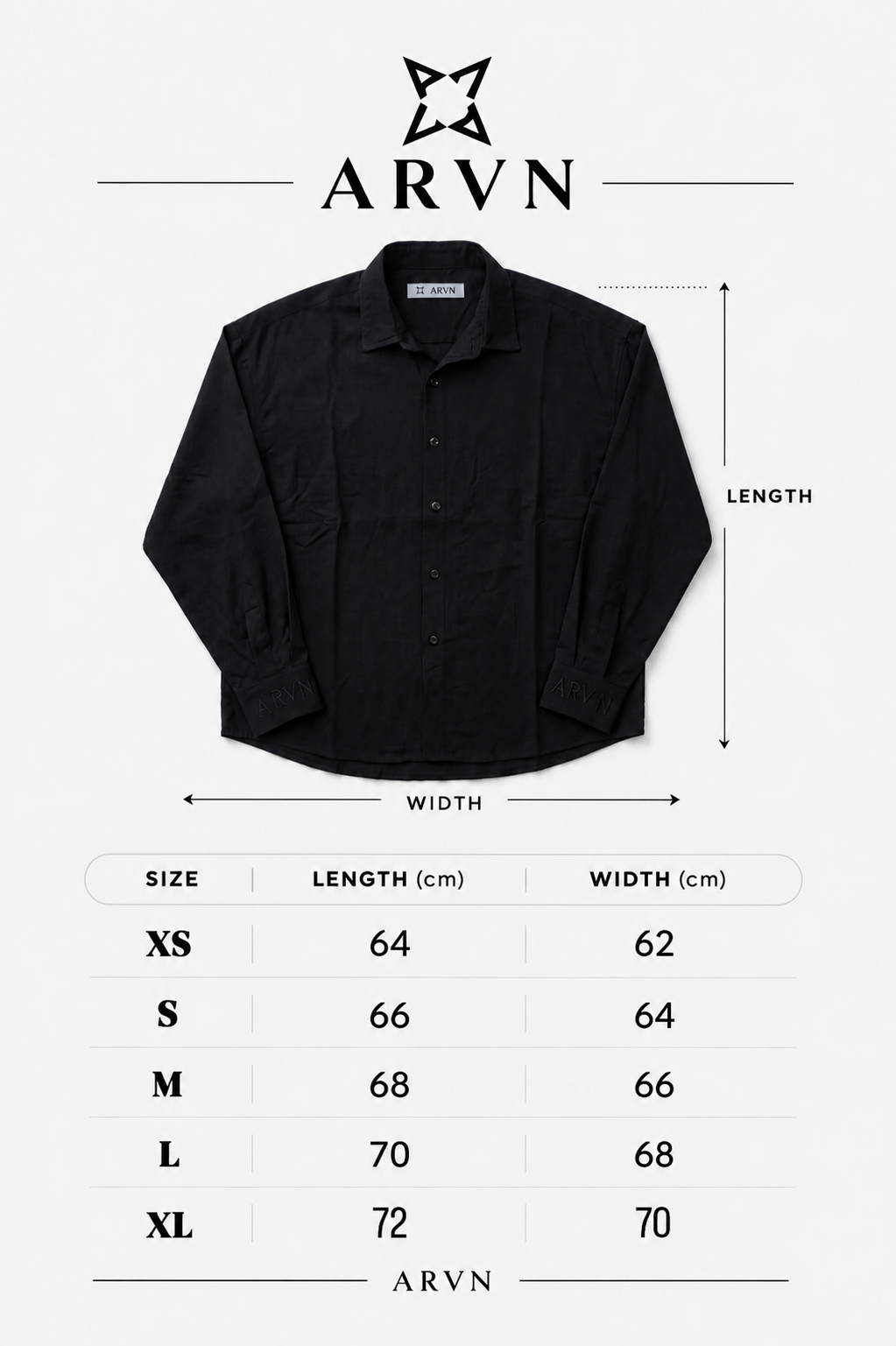 ARVN SHIRT BLACK