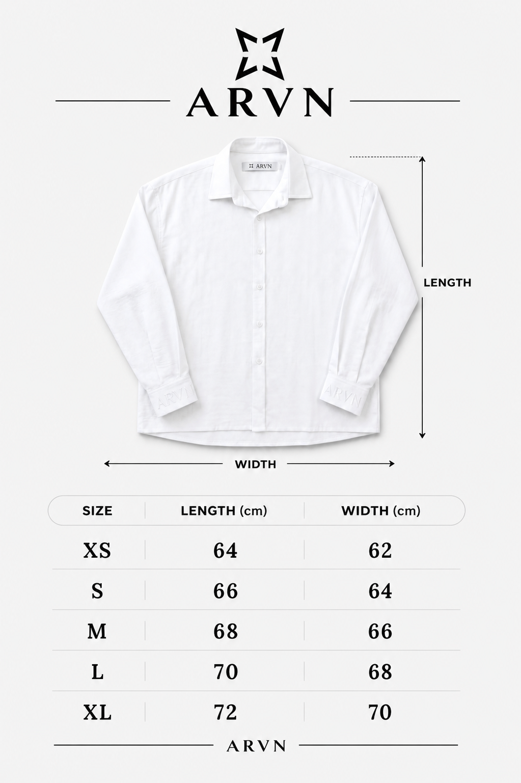 ARVN SHIRT WHITE